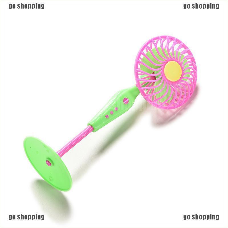 {go shopping}1 X Mini Fan Toys for Barbies Kids Dollhouse Furniture Accessories Color Random