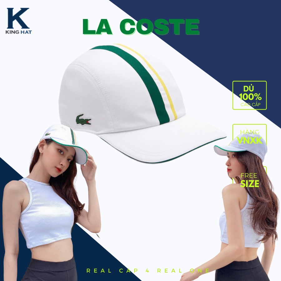 Nón lưỡi trai LA COST Men’s SPORT Light Ergonomic đầy đủ tem  tag, Logo Silicon ép ,chất dù phom mềm