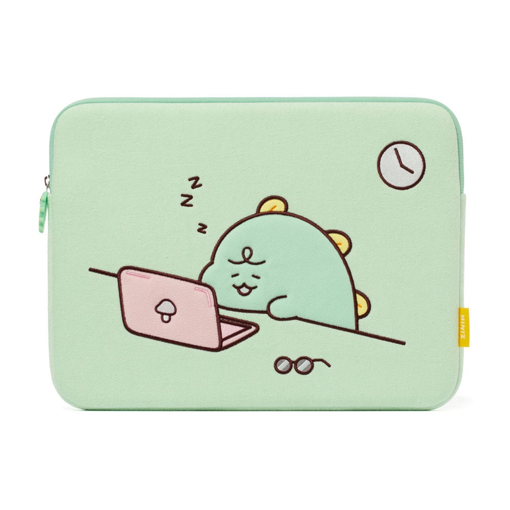 Túi Chống Sốc Laptop 13 inch Kakao Friends Jordy khủng long dễ thương siêu cute