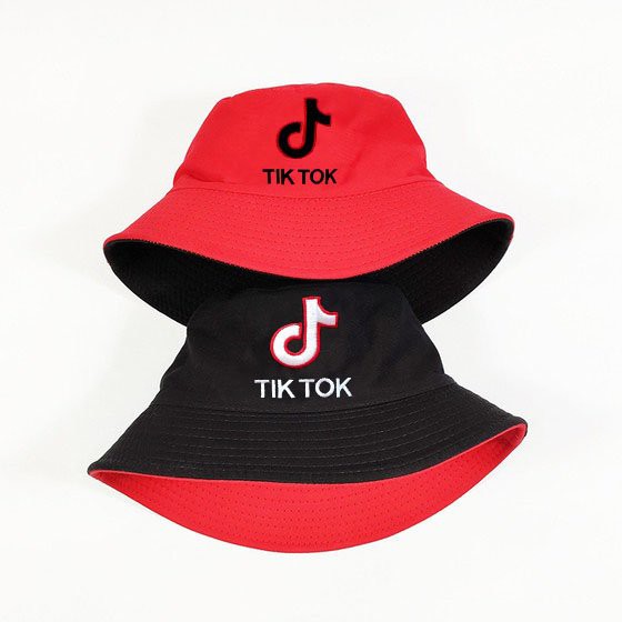 𝑭𝑹𝑬𝑬𝑺𝑯𝑰𝑷  Mũ Bucket nữ Nón vành tròn thêu 2 mặt chữ tiktok phong cách Ulzang kiểu tai bèo