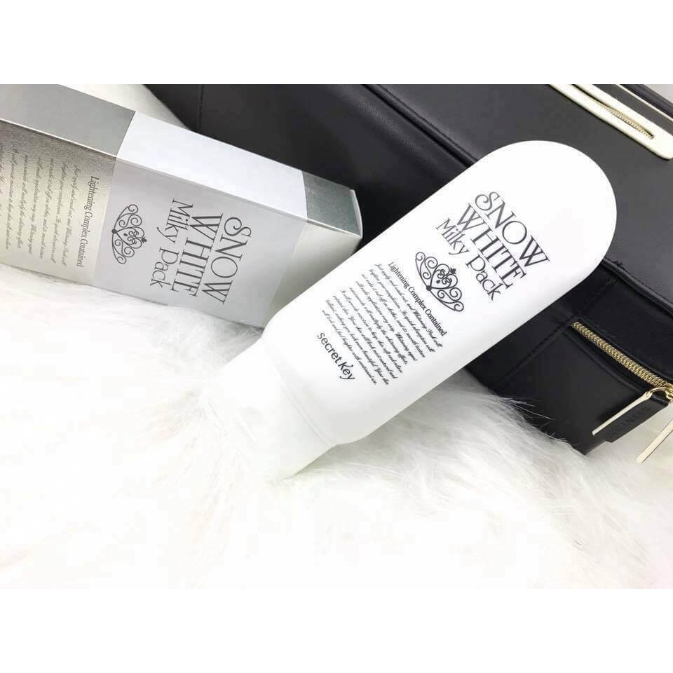 Kem Dưỡng Trắng Da Body Secret Key Snow White Milky Pack 200ml KBeauty