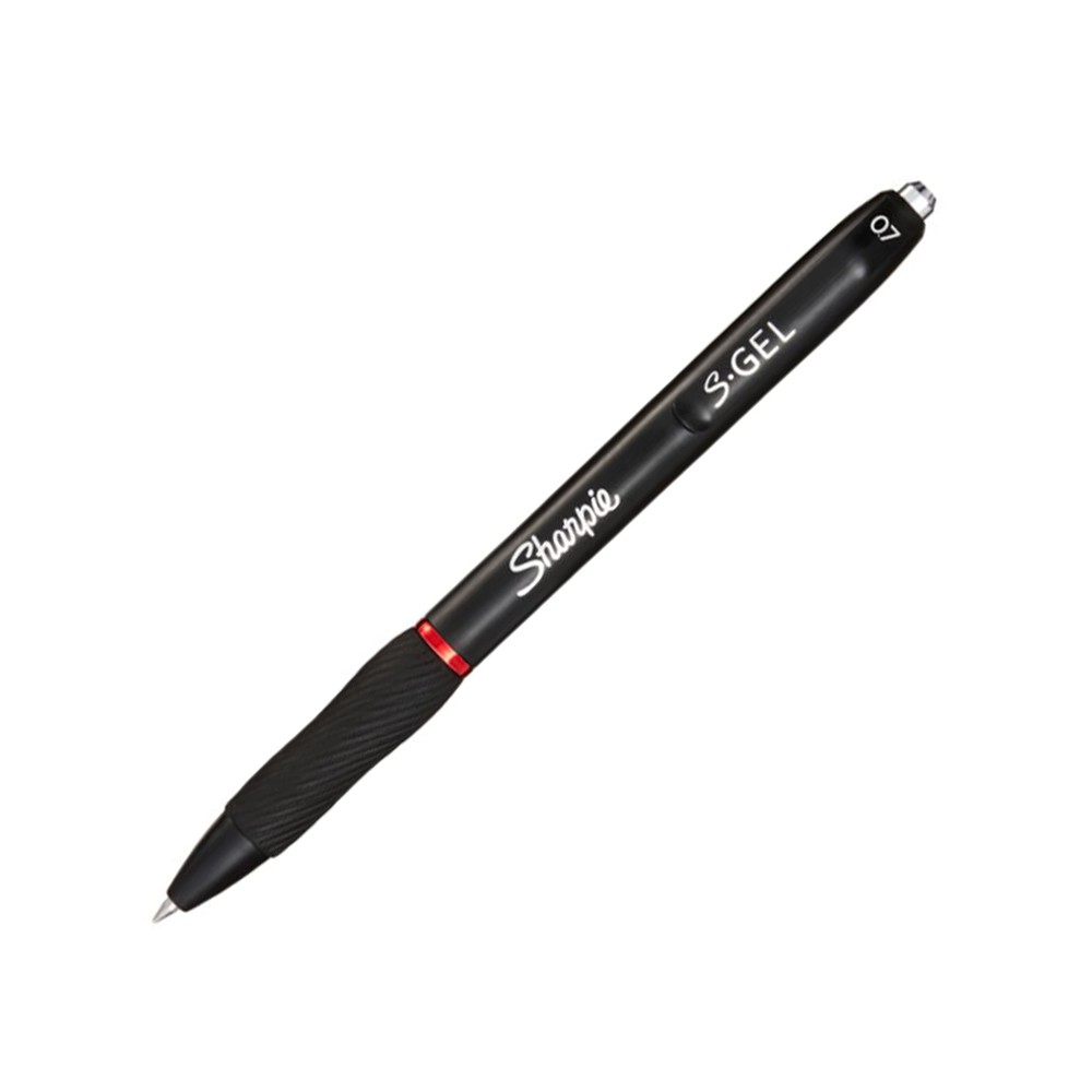 Bút bi gel đầu bấm cao cấp Sharpie S Gel Medium 0.7mm - Red (Đỏ)