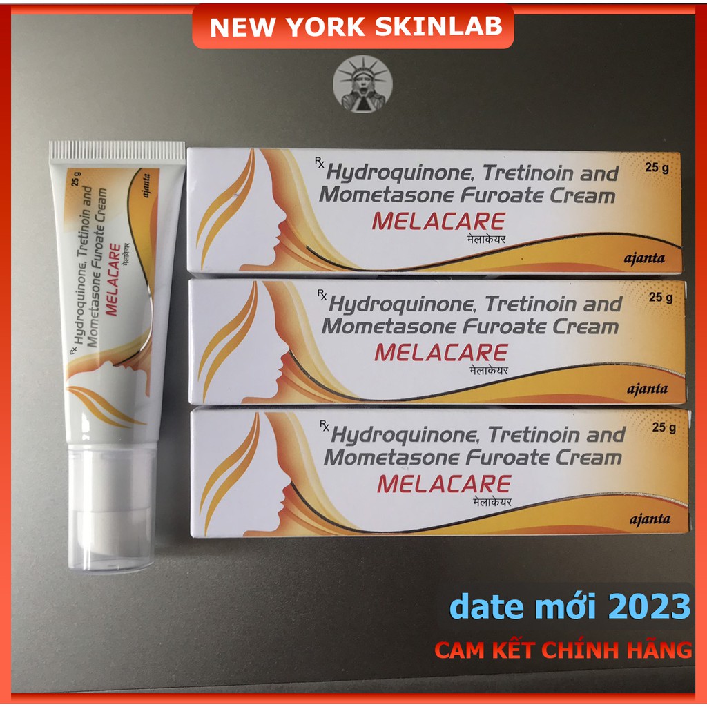 Kem Melacare cream (25g), hết nám, giảm mờ thâm nám, dưỡng trắng và làm sáng da - 2% hydroquinone và 0.025% tretinoin | BigBuy360 - bigbuy360.vn