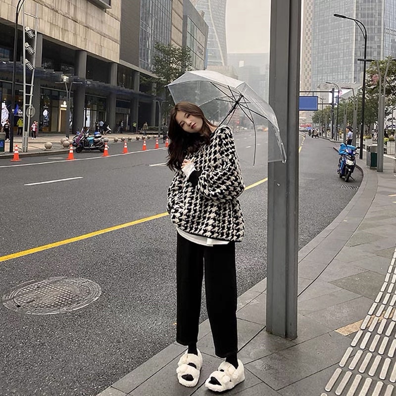 Áo len sweater hoạt tiết siêu xinh