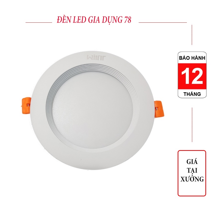 Đèn Âm Trần Đế Đúc Gía Sỉ (HÀNG NHẬP ), Đèn Âm Trần Liền Thể 12w ánh sáng trắng Không Cần Chấn Lưu Rời MẶT TRẮNG