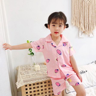 [HOT] - BỘ ĐỒ PIZAMA BÉ GÁI COTTON LỤA MÙA HÈ (HÀNG LOẠI 1)