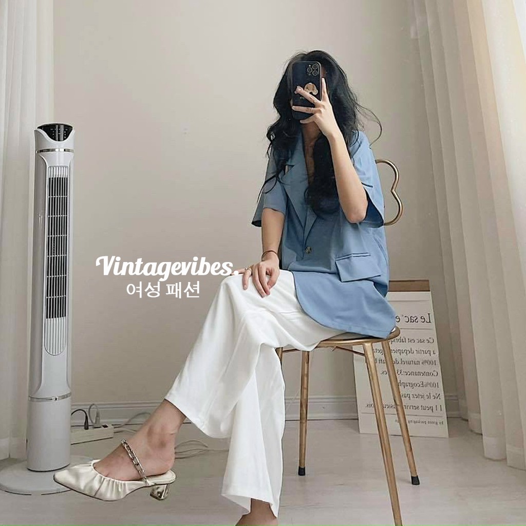 Áo Blazer Vest Cộc Tay 1 Lớp Nhiều Màu Khoác Ngoài Kiểu Dáng Trẻ Trung - Ảnh thật | BigBuy360 - bigbuy360.vn