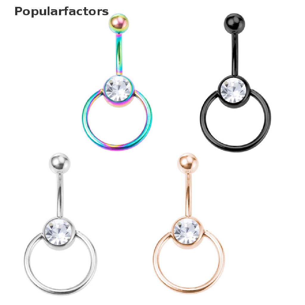 [Phổ Biến] Khuyên Rốn Helix Bằng Thép Không Gỉ Đính Pha Lê