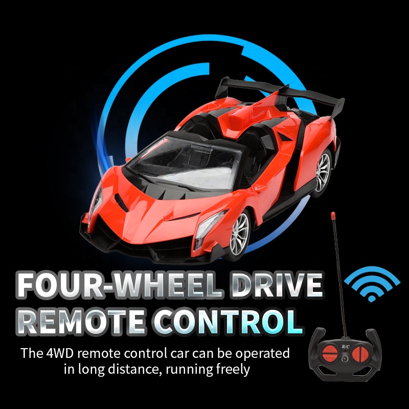 Mô Hình Xe Đua Điều Khiển Từ Xa 1: 16 Tốc Độ Cao Kèm Phụ Kiện