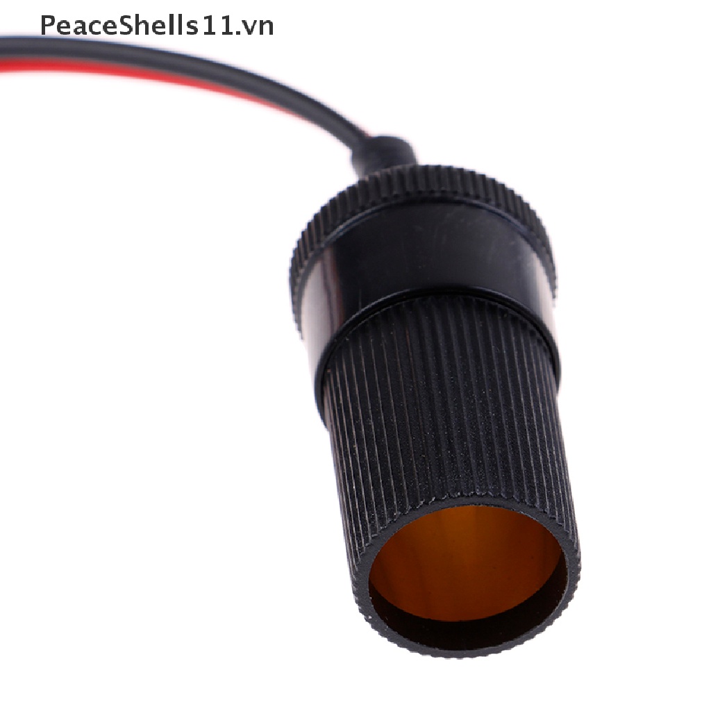 [PeaceShells] Phích Cắm Chuyển Đổi Nguồn Điện Đầu Cuối Thuốc Lá 12V Có Kẹp Tiện Lợi