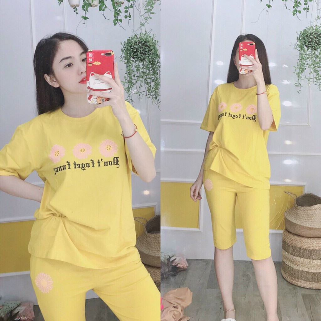 SET BỘ THUN THỜI TRANG NỮ 3 SIZE 45-65KG TÙY CHIỀU CAO