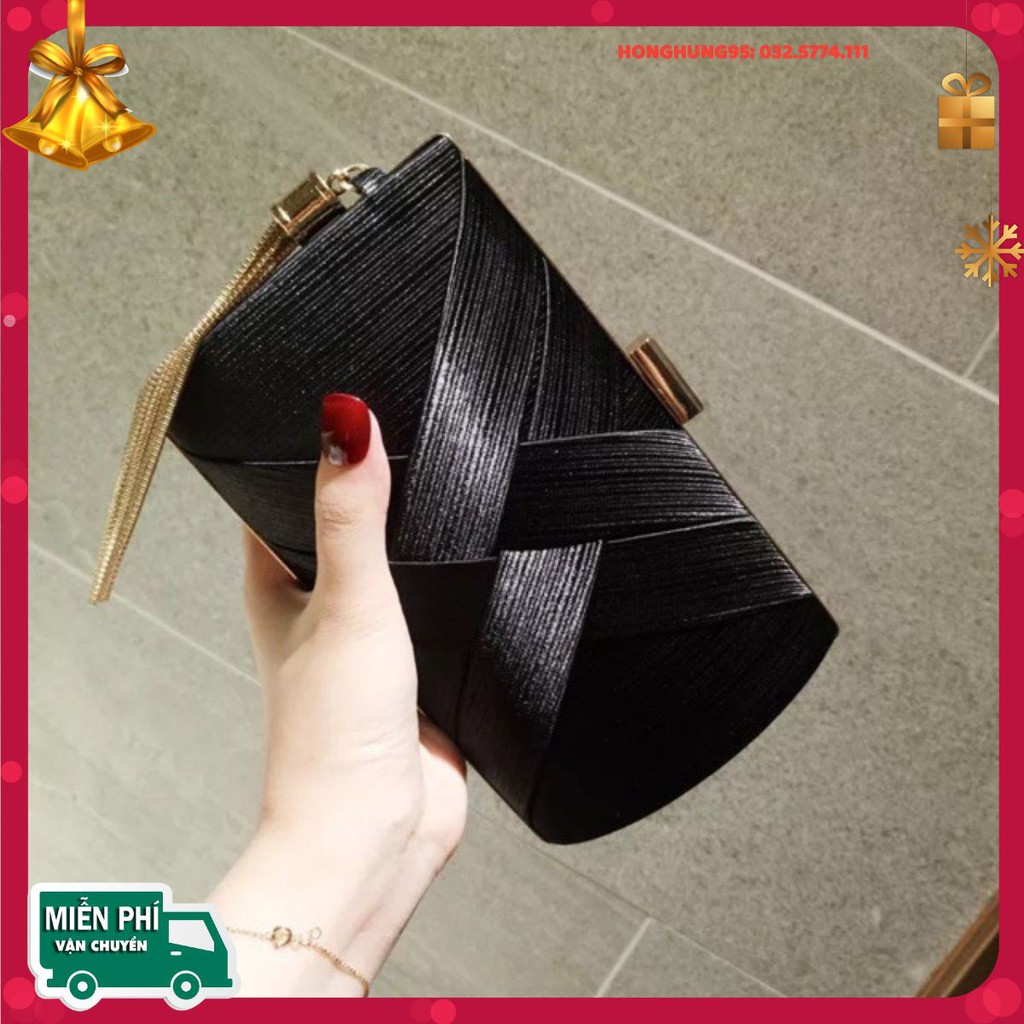FREESHIP 50K_Cluth cầm tay TUA RUA chất liệu cao cấp mới nhất 2020