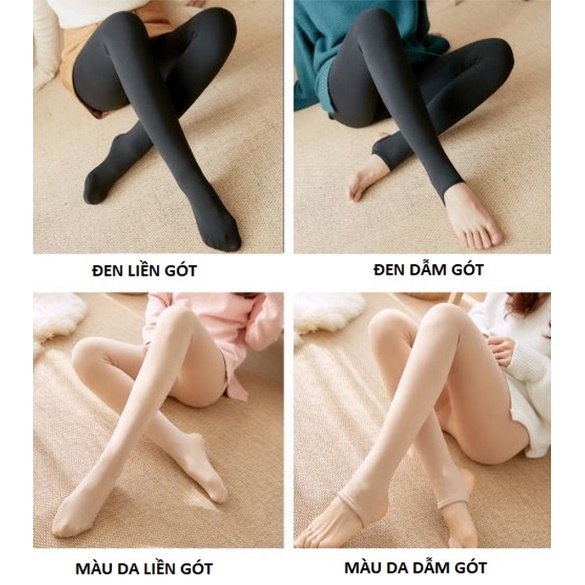 Quần tất nữ che khuyết điểm dày 100g hàng loại 1 thật chân siêu dai siêu bền chống rách dọc Mely Fashion QT01