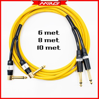 Dây Jack 6 ly 4 Đầu Cắm Đàn Organ 3met-5met-8met-10met, dây kết nối đàn organ với mixer.