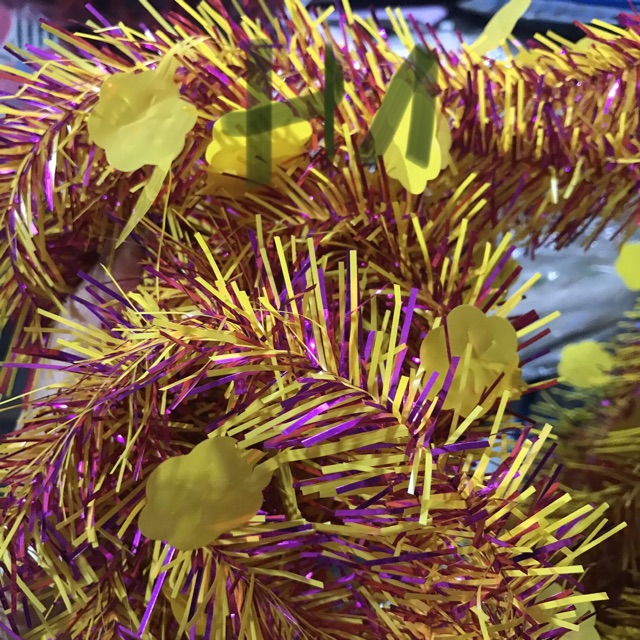 Combo 5 Dây kim tuyến trang trí phối màu loại đẹp dài 1,5m