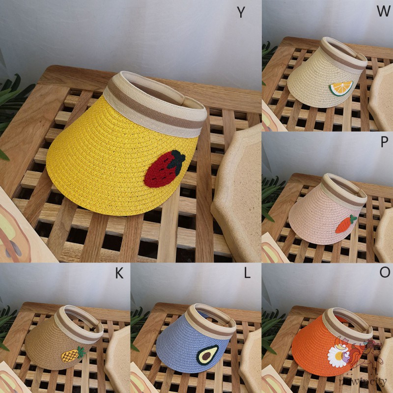 ✿ Korean Style Summer Kids Hat Girls Sun Visor Beach Hats