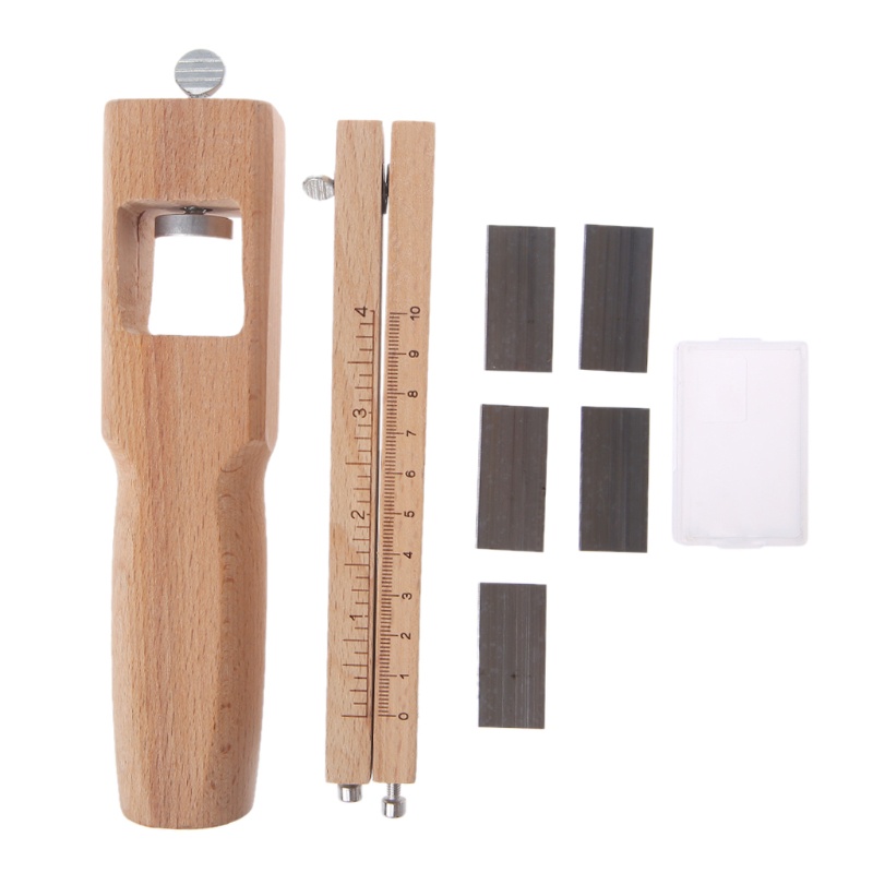 Dụng Cụ Cắt Vải Da Thủ Công Điều Chỉnh Được Kèm 5 Lưỡi Dao