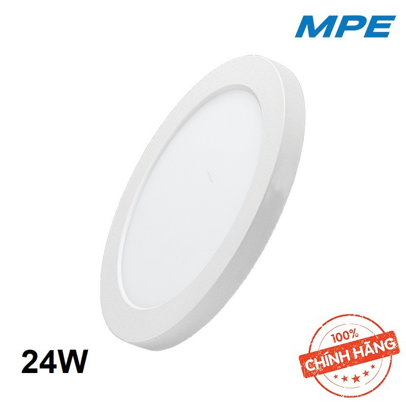 Đèn LED MPE Multi Panel Nổi SeriesMRPL Tròn 6W, 12W, 18W, 24W Bóng Đèn Tích Hợp 3 Màu