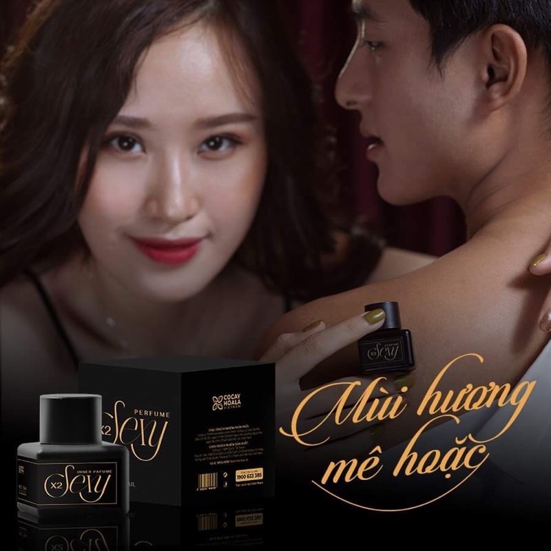 Nước hoa vùng kín X2 Sexy Cocayhoala 5ml khử mùi, làm thơm, hồng, se khít vk