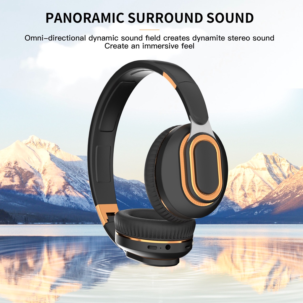 Tai Nghe Bluetooth Không Dây H7 Phong Cách Mới Có Thể Gấp Gọn Kèm Mic Loại