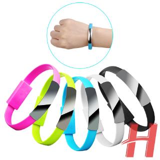 Cáp sạc micro usb dạng vòng đeo tay cho xiaomi iphone 7 plus