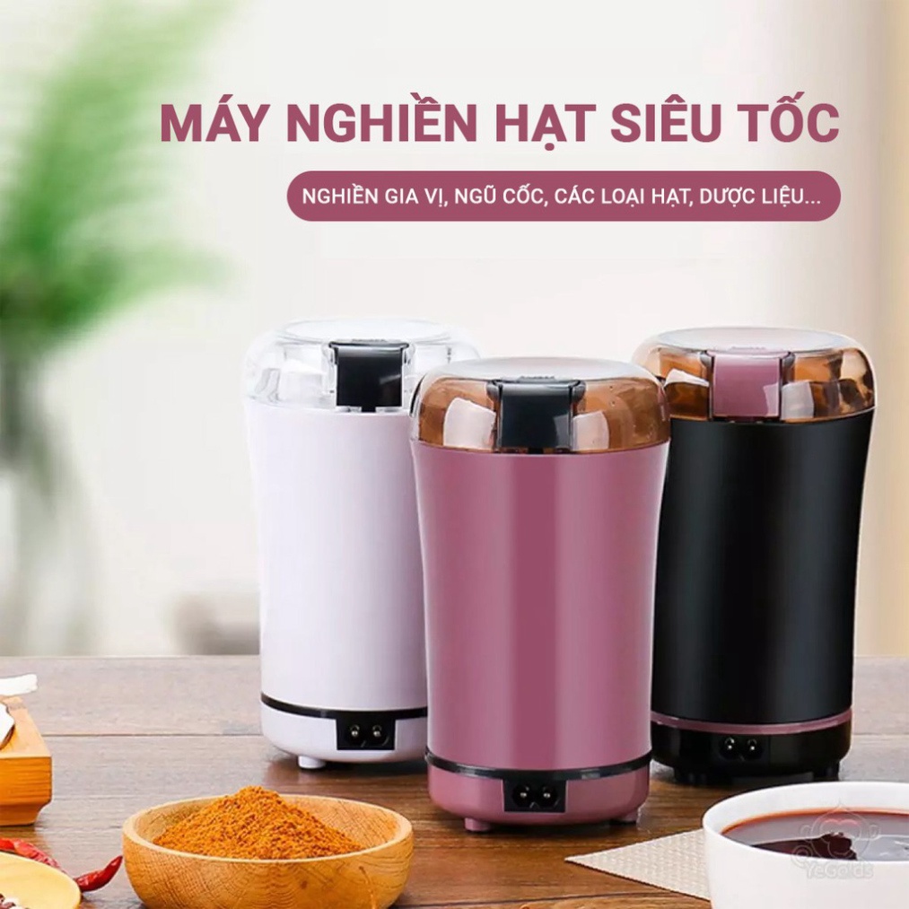 Máy Xay Hạt Cầm Tay Mini Siêu Tốc Đa Năng - Xay Mọi Hạt Khô, Cứng Như Cafe, Hạt Tiêu, Đậu, Ngũ Cốc Tiện Lợi