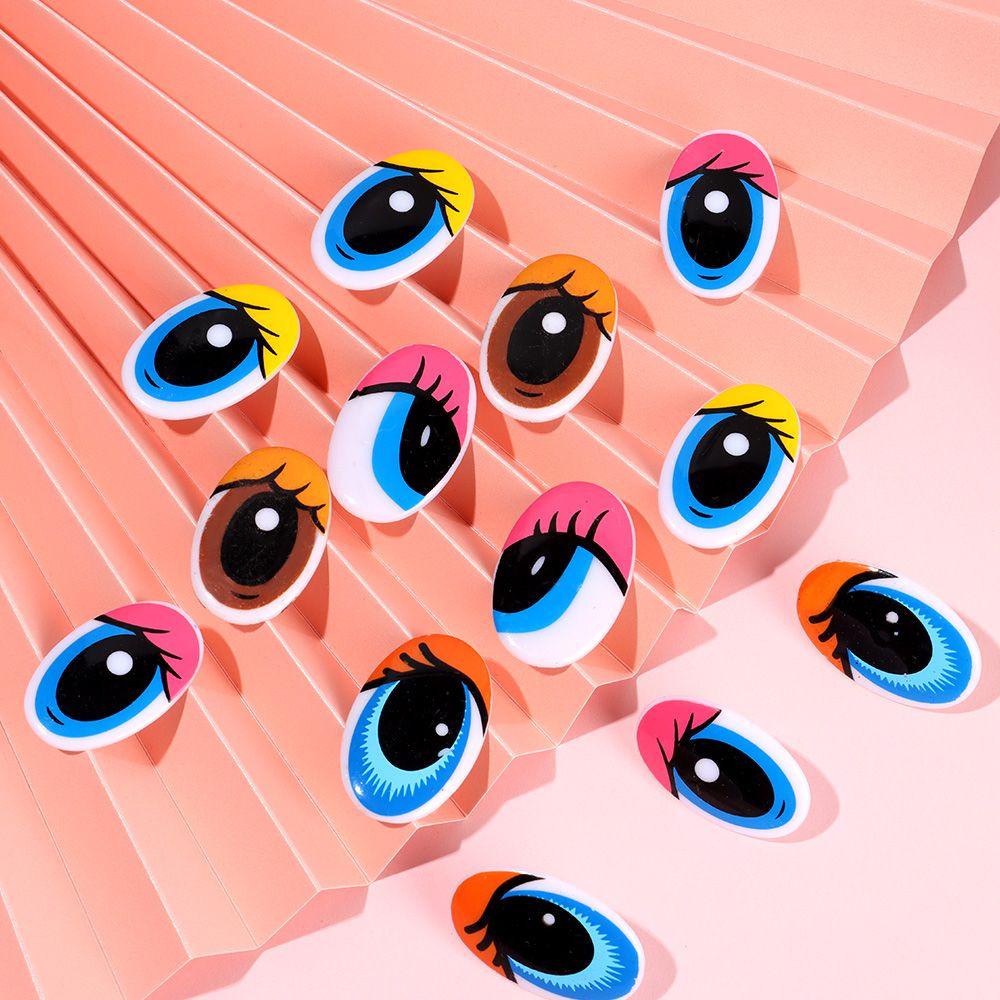 LUOL Set 10 / 5 Cặp Mắt Gấu Trúc Hoạt Hình Nhồi Bông Đáng Yêu