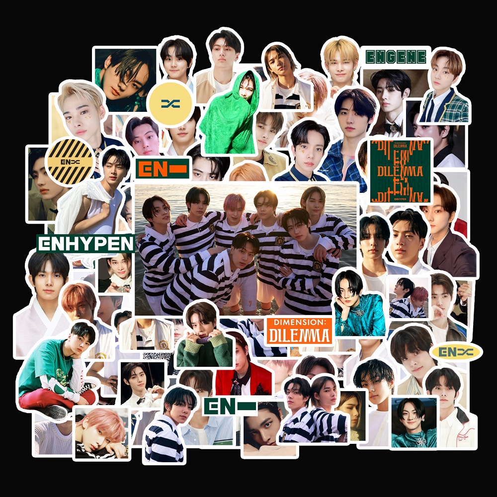 Set 100 miếng dán Kpop ENHYPEN DIMENSION: DILEMMA trang trí sổ tay