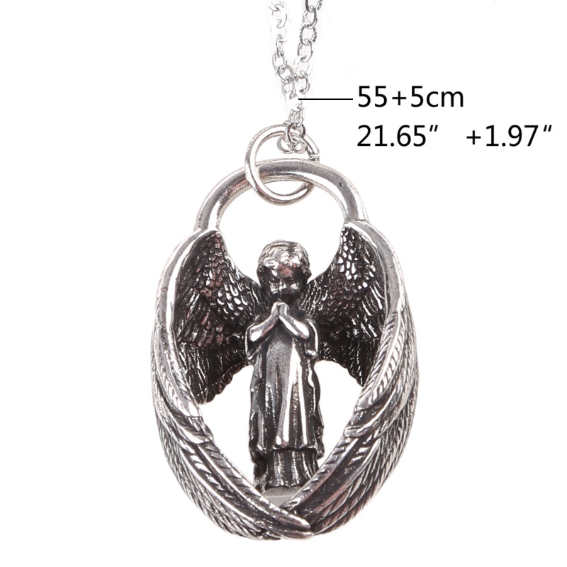 Dây Chuyền Mặt Hình Thiên Thần Bằng Đồng Phong Cách Gothic Thời Trang Cho Nam Và Nữ