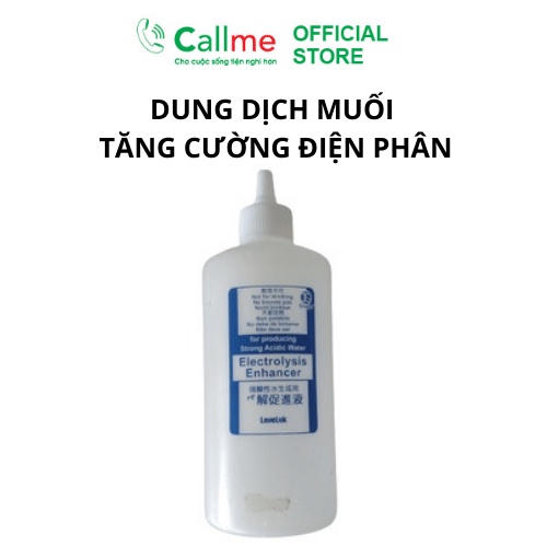 Dung dịch nước muối tăng cường điện phân Callme Electrolysis Enhancer dùng cho máy điện giải Kangen nhập khẩu chính hãng