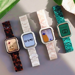 Dây Đeo + Vỏ Nhựa Cho Đồng Hồ Apple Watch Series 7 6 5 4 3 2 size 38/40/41/42/44/45mm