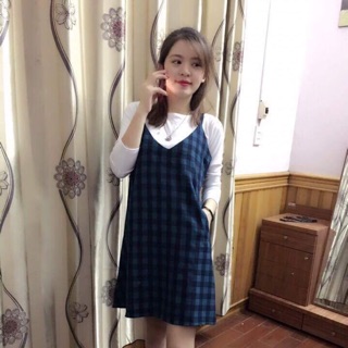 Váy yếm bầu dạ thái