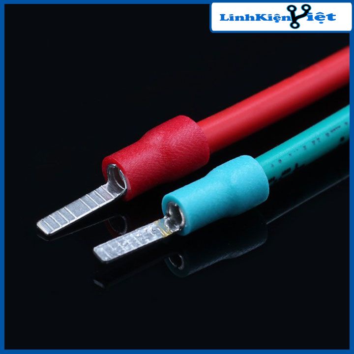 Đầu cốt dẹt bọc nhựa DBV1.25-14, DBV2-14 đủ màu