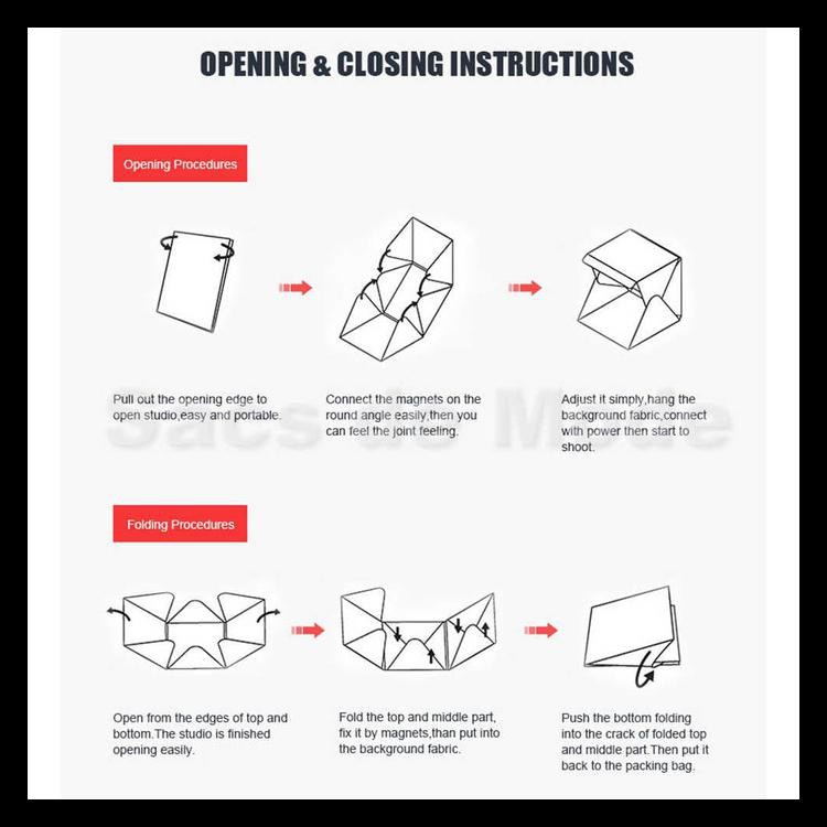 Hộp Chụp Ảnh Cỡ Lớn Có Đèn Led Mã 157 | BigBuy360 - bigbuy360.vn