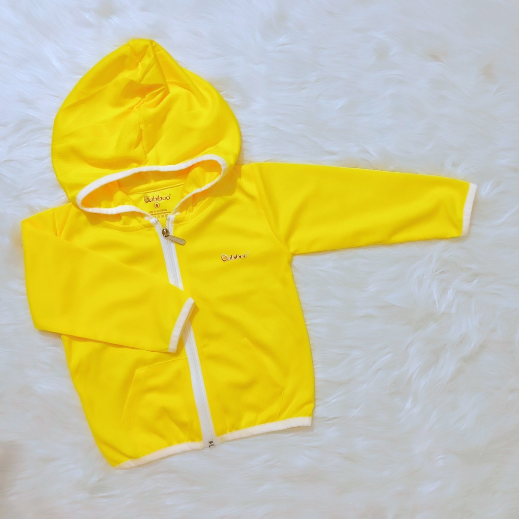 Áo giữ nhiệt cho trẻ sơ sinh BABIBOO, áo khoác sơ sinh đẹp vải thun mè BB126