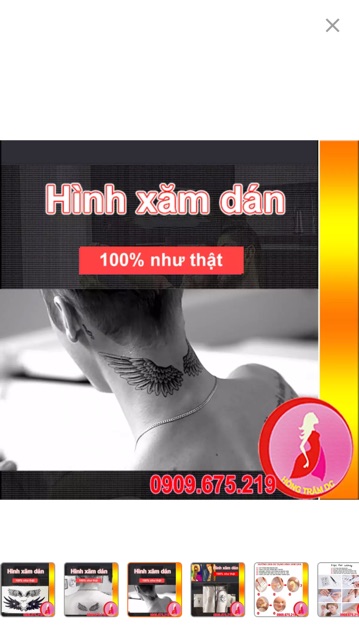 Hình xăm dán tatto cao  cấp . Nghệ thuật dành cho nam và nữ