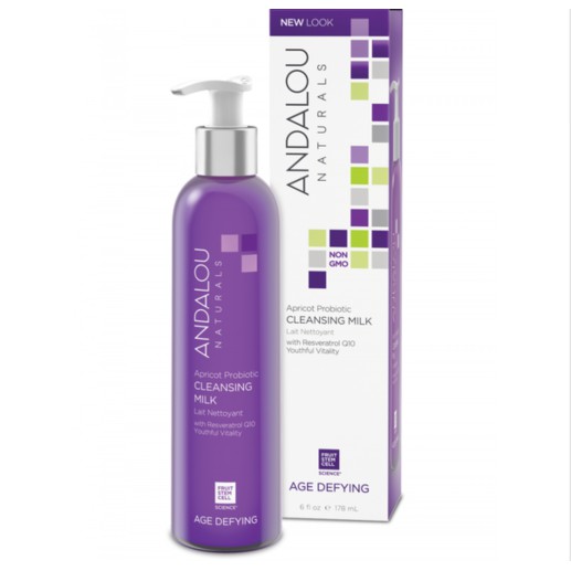 Sữa rửa mặt Apricot Probiotic Cleansing Milk 178ml Andalou Naturals