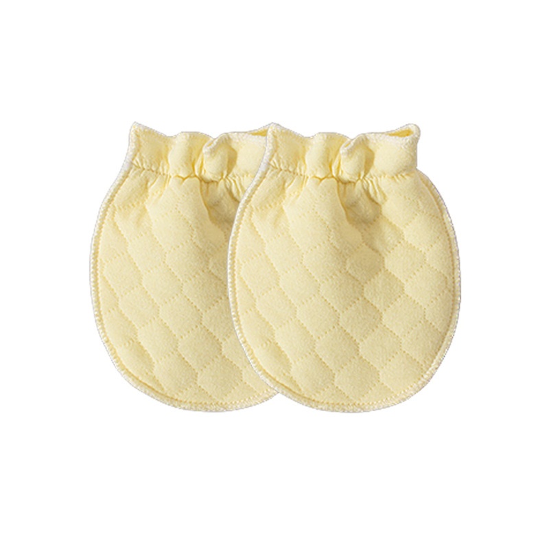 Găng Tay Đan Len Dễ Thương Chống Nấm Mốc Bảo Vệ Mặt Cho Bé Sơ Sinh