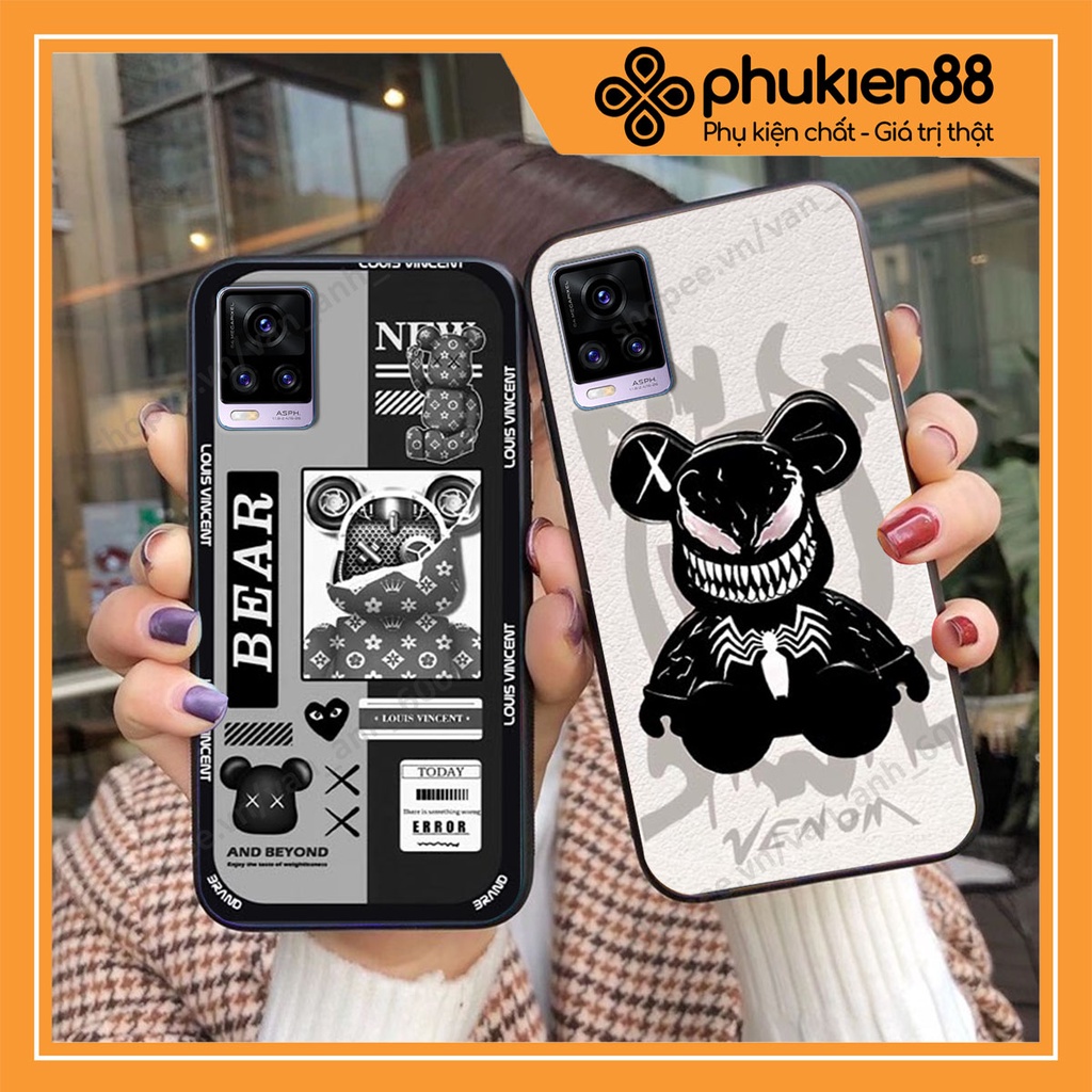 Ốp lưng Vivo Y81 / Y83 hình kaws, bear brick, venom thời trang siêu ngầu