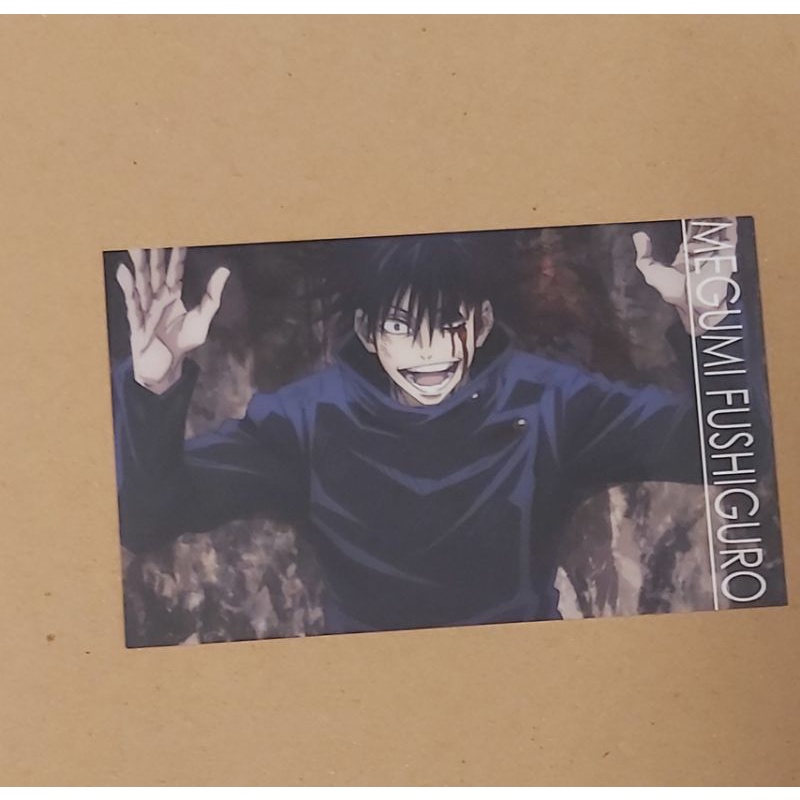 Card nhân phẩm Jujutsu kaisen chính hãng đã bóc sẵn