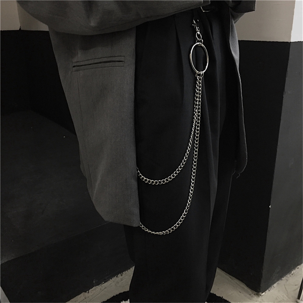 Dây Xích Gắn Thắt Lưng Làm Từ Kim Loại Thời Trang Cá Tính