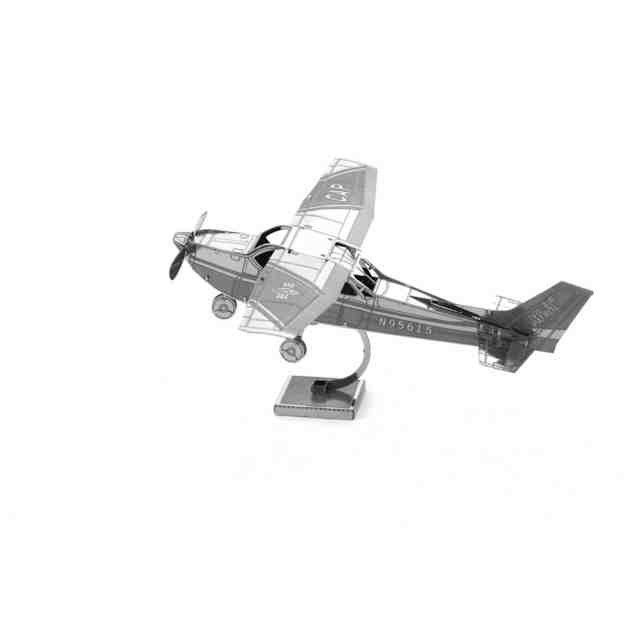 Mô Hình Lắp Ghép kim Loại 3D Máy Bay Huấn Luyện Cessna 172