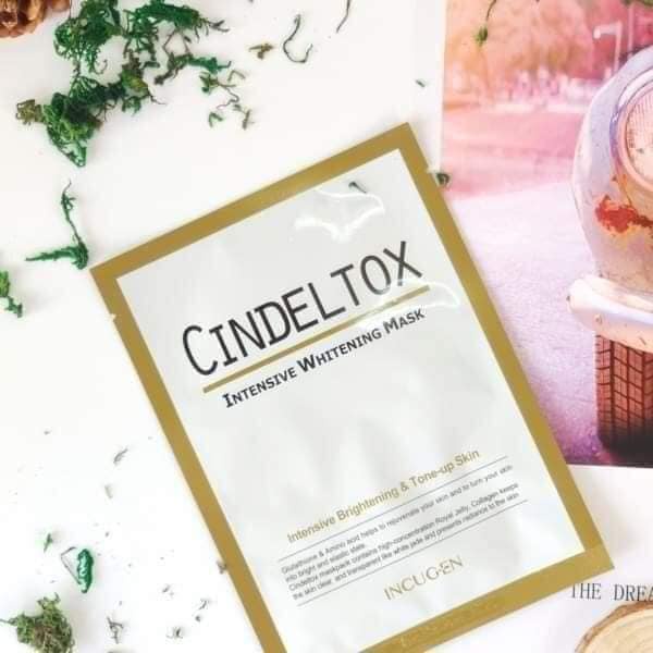 Cindeltox Intensive Mask - Mặt Nạ Dưỡng Trắng Mờ Thâm Sạm Hàn Quốc Full Hộp