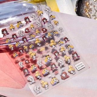 sticker 5d lụa cao cấp dán móng tay nail