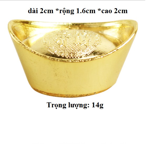 Thỏi vàng hộp 12 nén đặc có chữ chiêu lộc | BigBuy360 - bigbuy360.vn