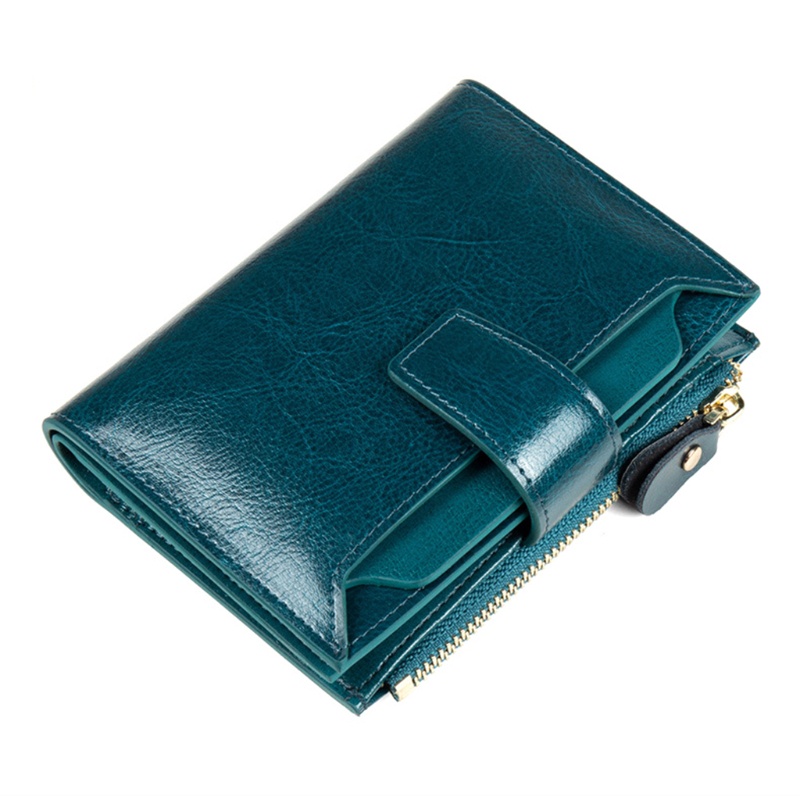 Ví Da Ngắn Chống Trộm Thời Trang Cho Nữ