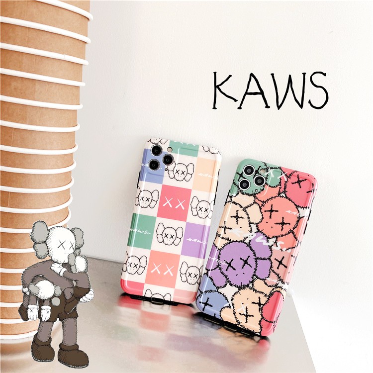 Ốp lưng iphone Kaws 7  màu IMD dày dặn viền nổi 6/6plus/6s/6splus/7/7plus/8/8plus/x/xr/xs/11/12/13/pro/max/plus/promax | BigBuy360 - bigbuy360.vn