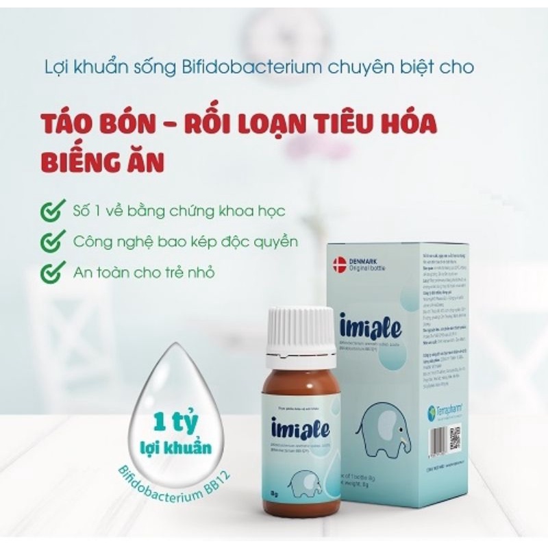 Men vi sinh Imiale tăng cường miễn dịch & cân bằng hệ vi sinh