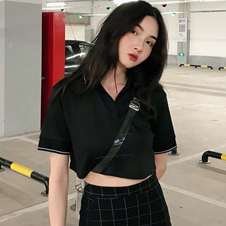Áo Croptop Đen