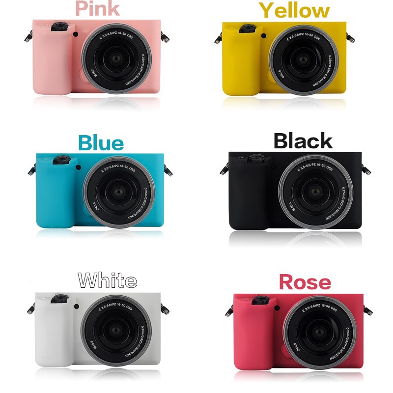 Soft Silicone Rubber Camera Protective Case For Sony A6000 ILCE6000